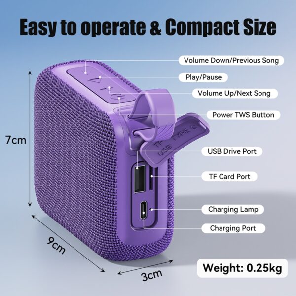 JYX L3 Portable Bluetooth Speaker - Image 2
